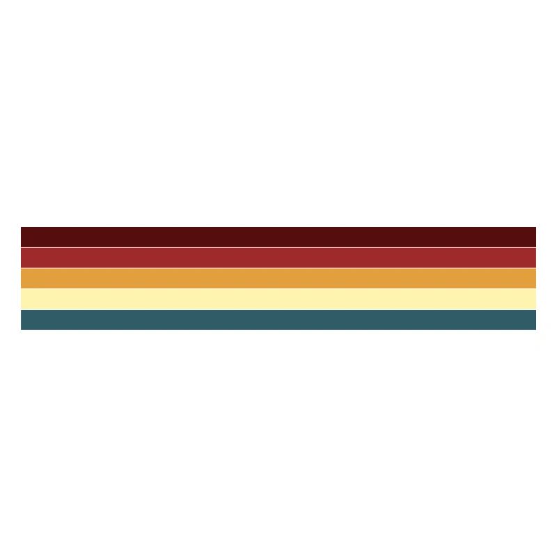 Design rétro à rayures dans des couleurs vintage