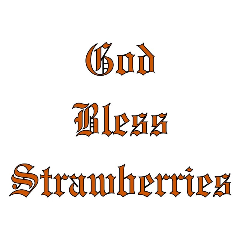 Bénédiction divineFraises