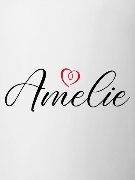 Amelie Name Heart
