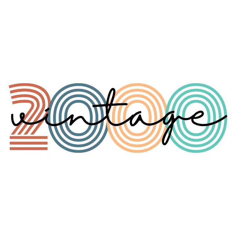 2000 vintage rétro