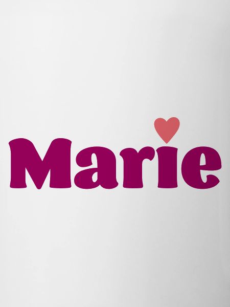 Marie with Heart Gift