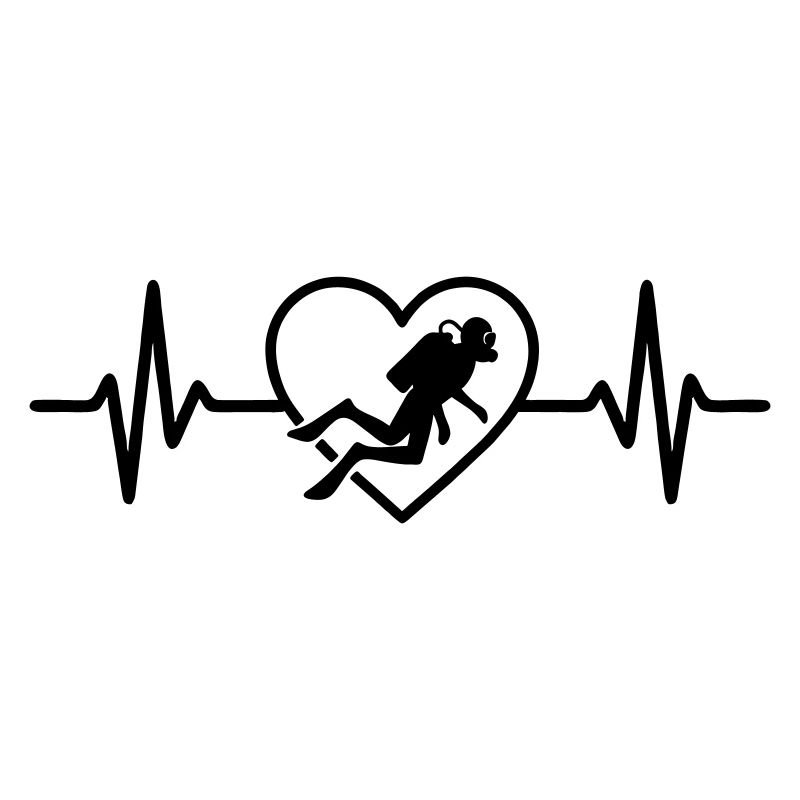 Diving Sport Diver Heart