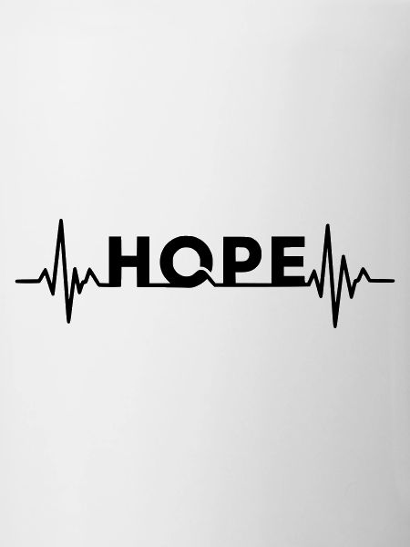 HOPE Lettering with Heartbeat – Hope Motif