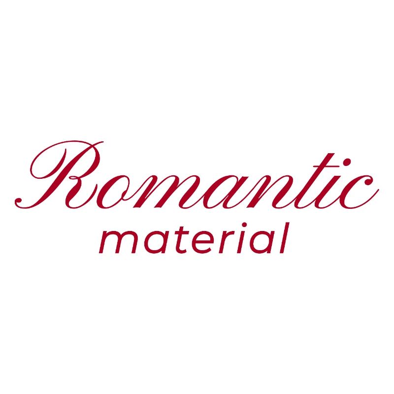 Typografie-Design Romantic Material