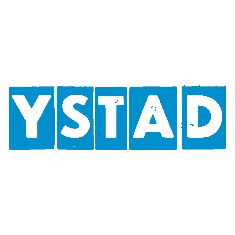 Ystad – Conception de texte bleu