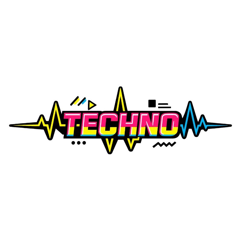 Techno Neon Pulse