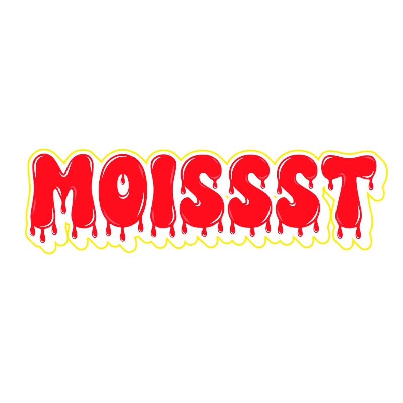 Moist Fat Font Wortzeichen