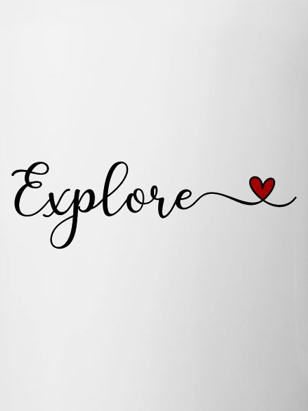 Erkunde Typografie mit Herz