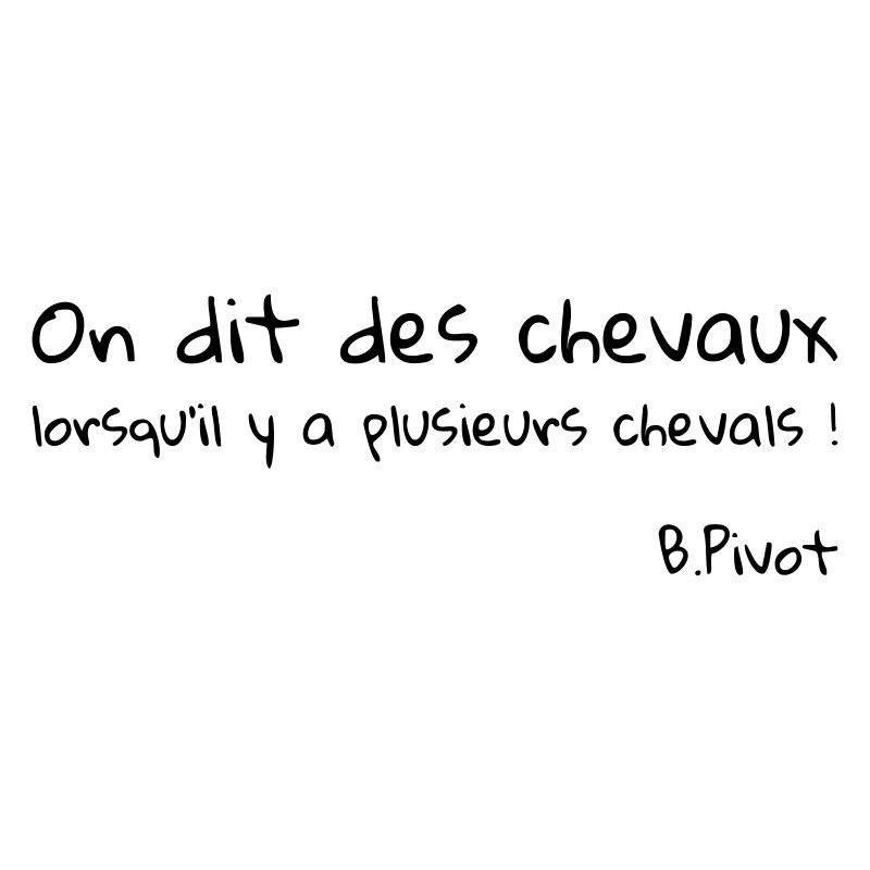 On dit des chevaux !