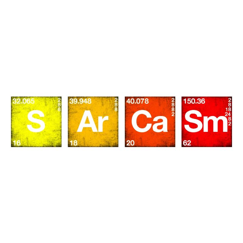 Sarkasmus Periodensystem der Elemente PSE Chemie