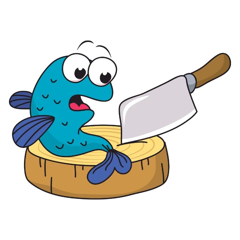 Fisch Messer Beil