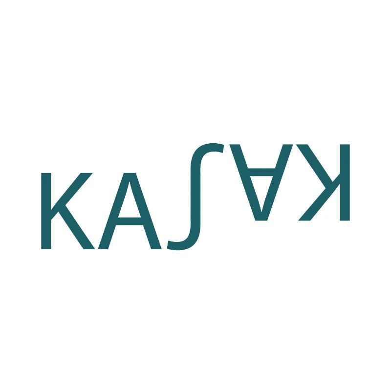 Kayak watersport word - reflection