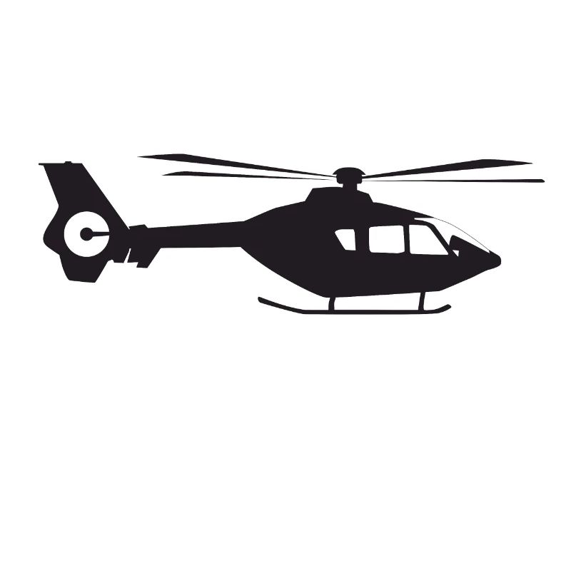 Helicopter side view