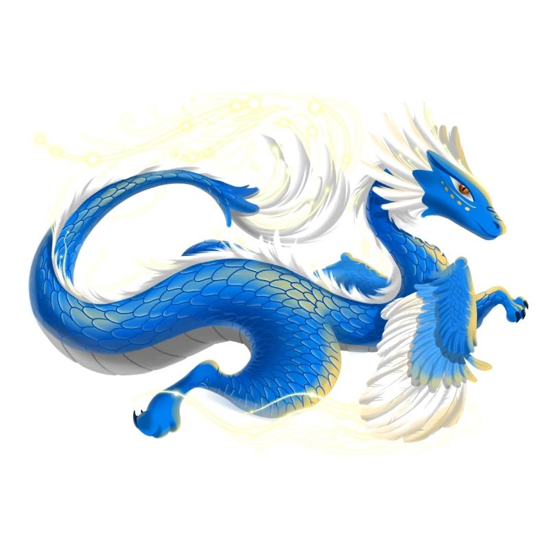 Magischer coole Luft Drache - Drachen der Elemente