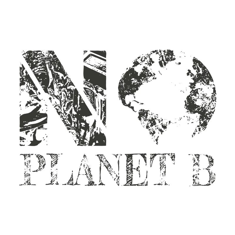 no planet B dark grey