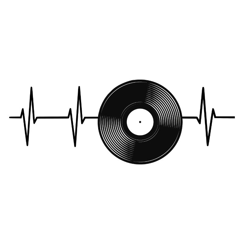 Herzfrequenz Schallplatte