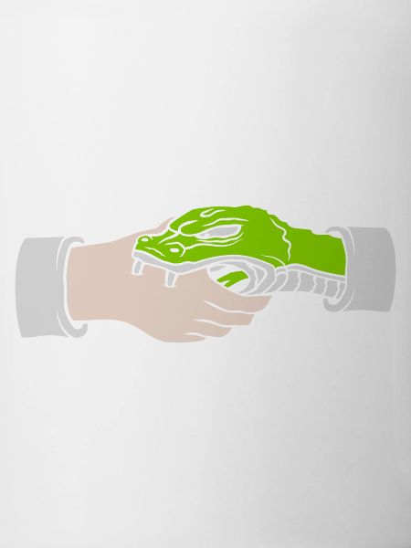 Greeting Handshake Snake Bites