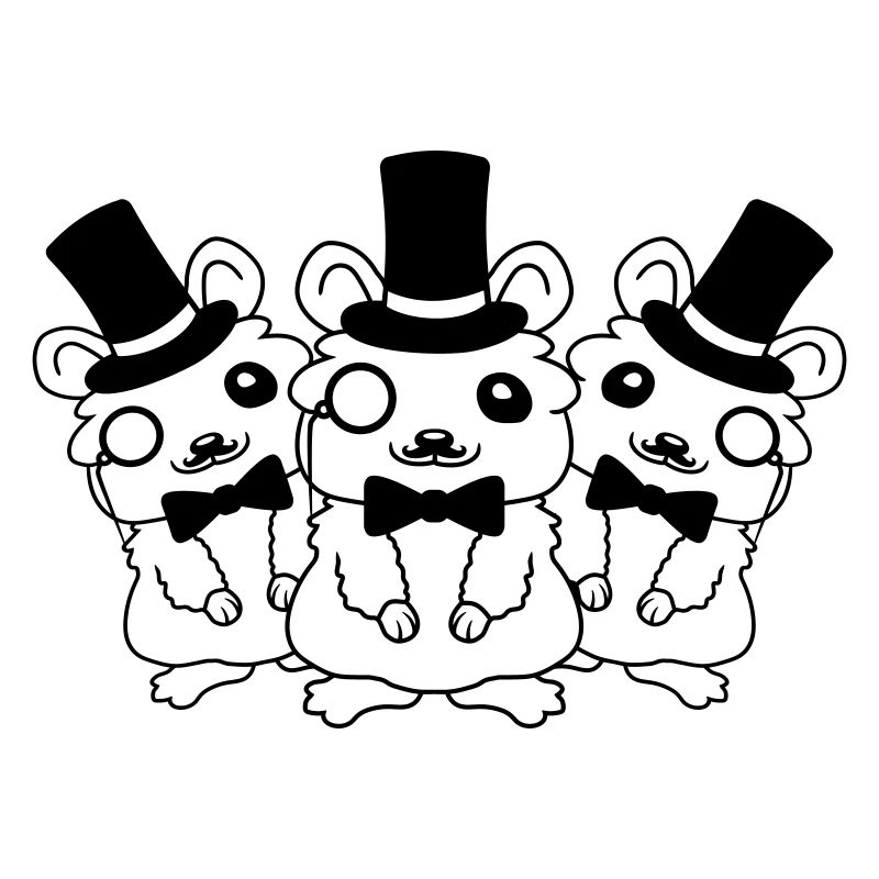 Hamster à cylindre 3 monocles