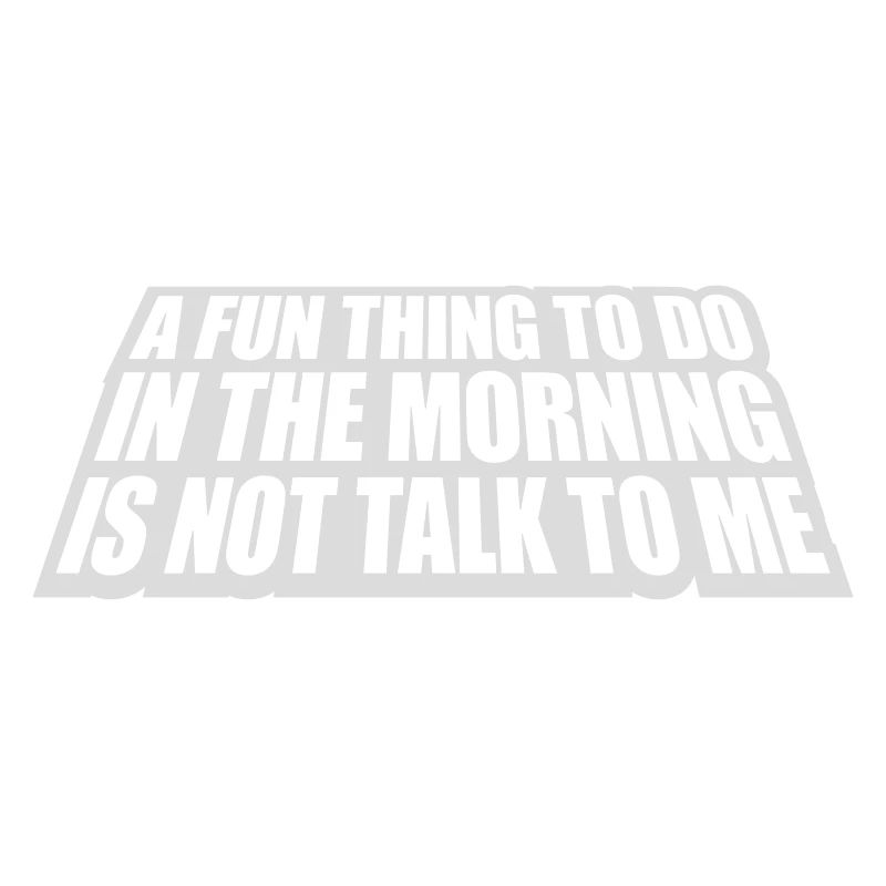 not talk to me