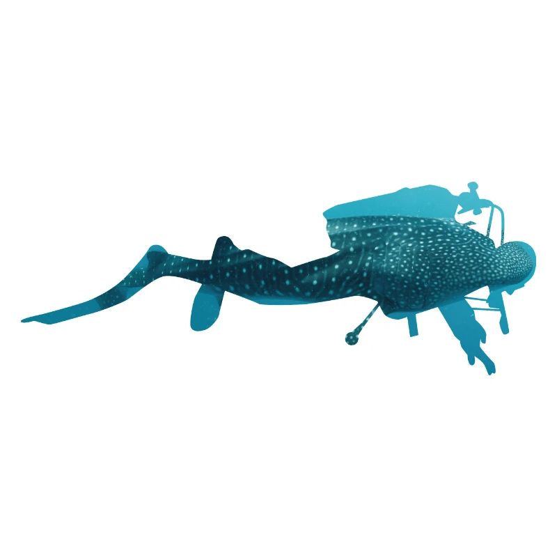 Scuba Diver Requin-baleine sous-marin