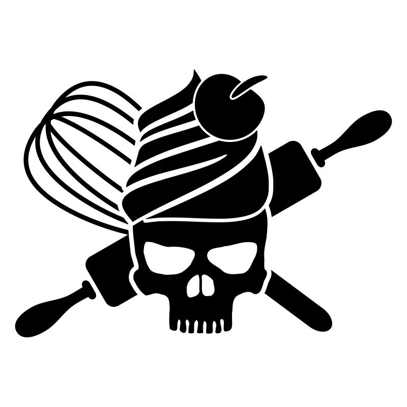 Crâne de cupcake
