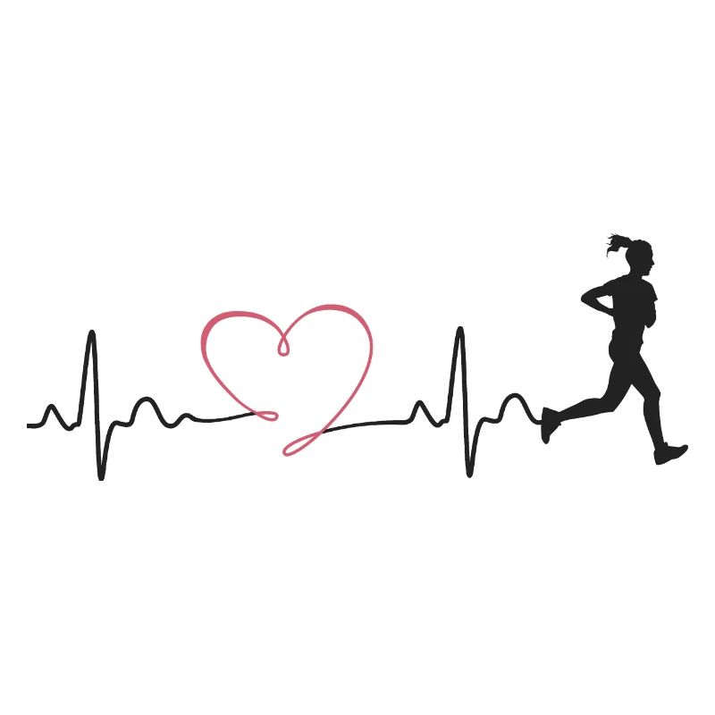 Runner Jogging Jogger Pulse Beat Cadeau