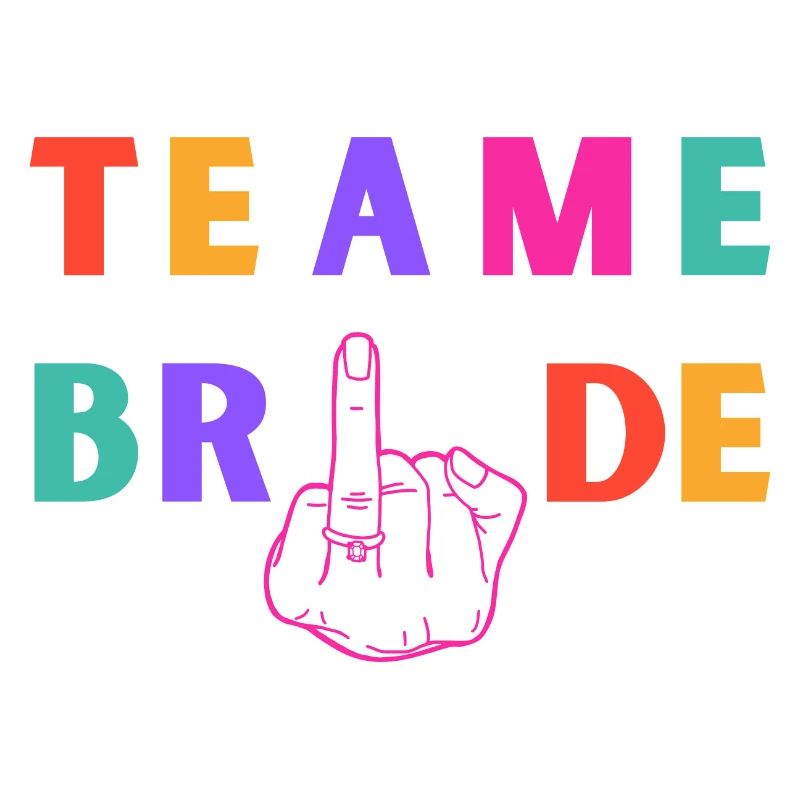 Team bride - bride's ring finger