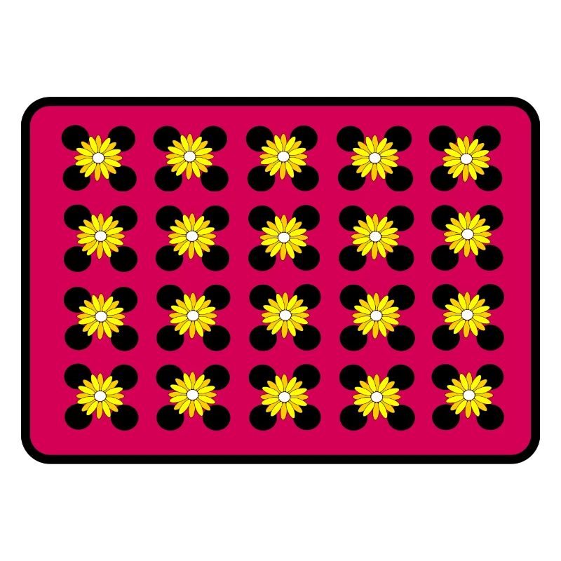 Fleurs sur pois