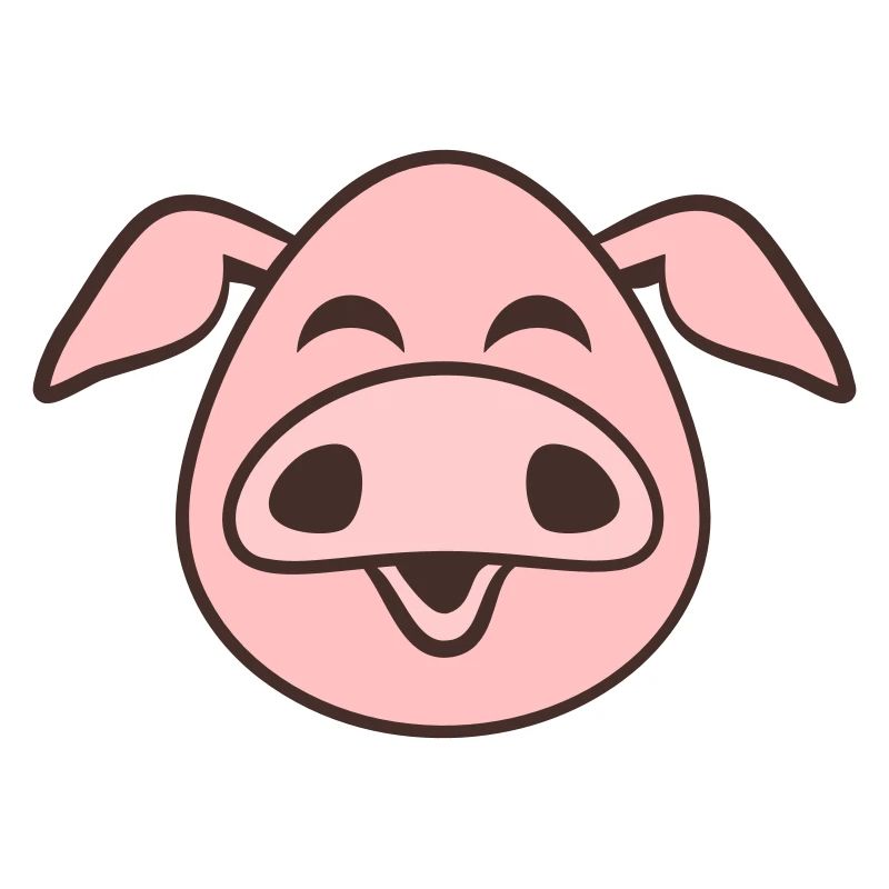Schwein Gesicht Tier Liebe Klein Süßes Schweinchen