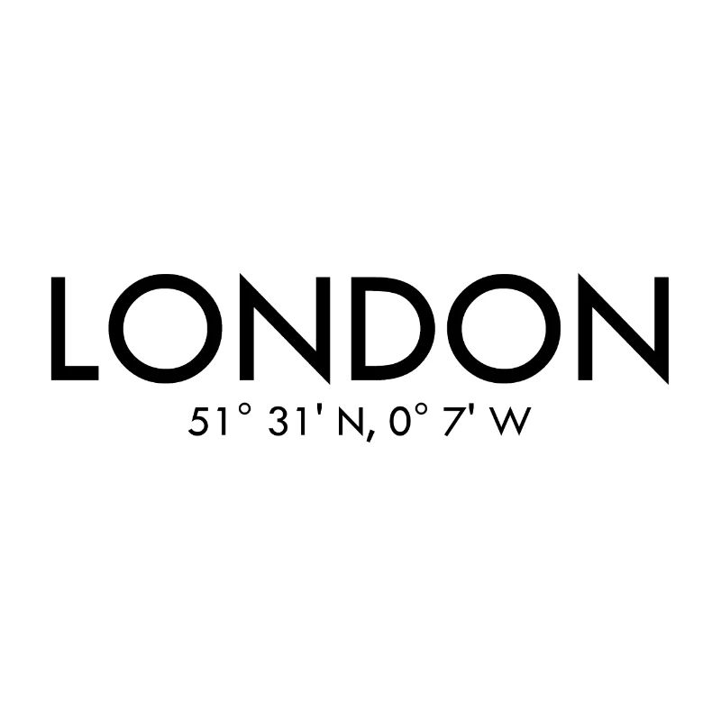 Londres - Coordonnées - Latitude - Longitude - GB