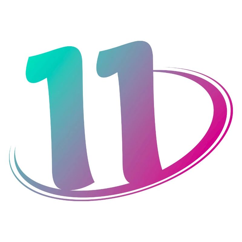 Number 11 multicolor