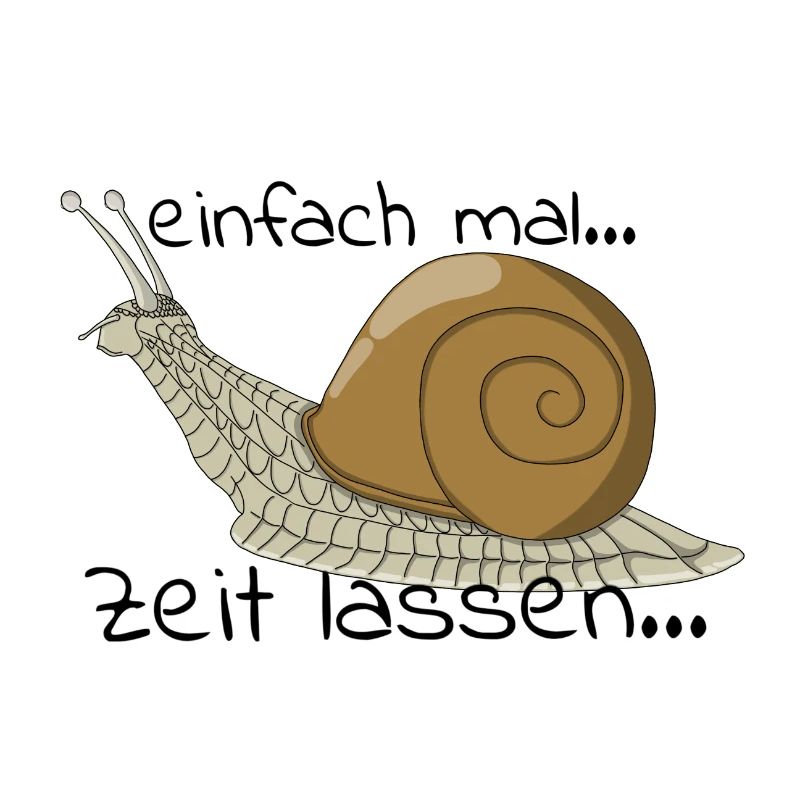 Schnecke "einfach mal Zeit lassen..."
