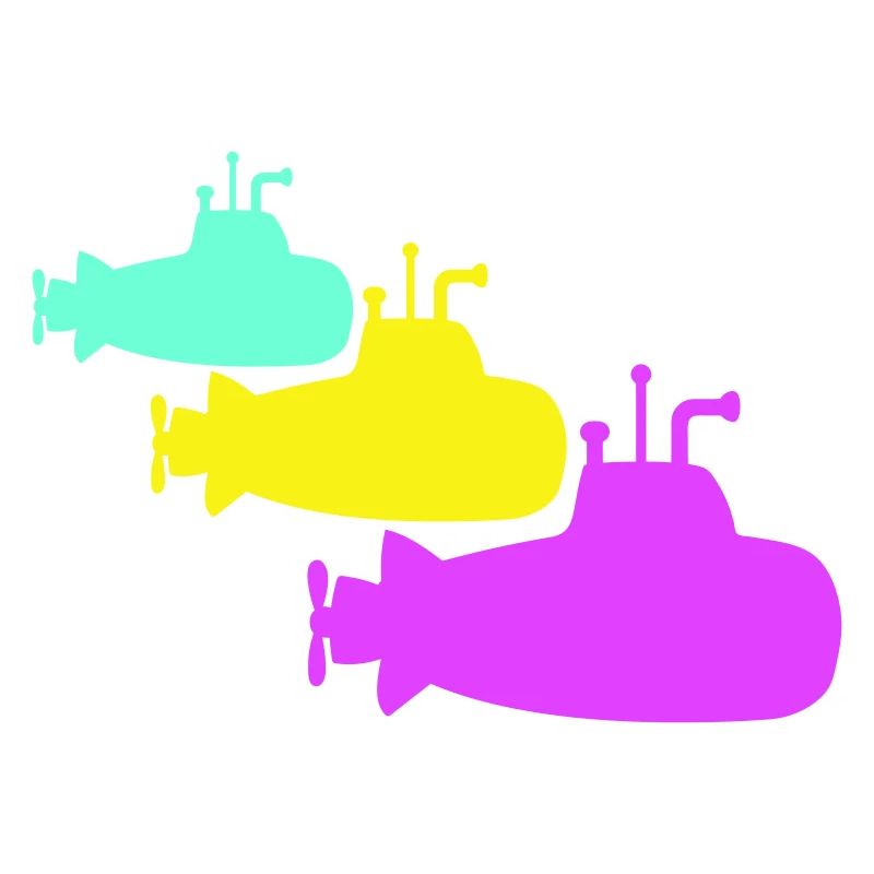 3 Submarines Fleet Three Squadrons Group Team Crew