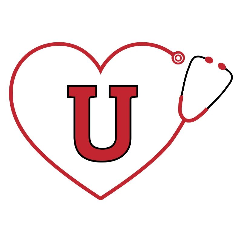 Letter u stethoscope