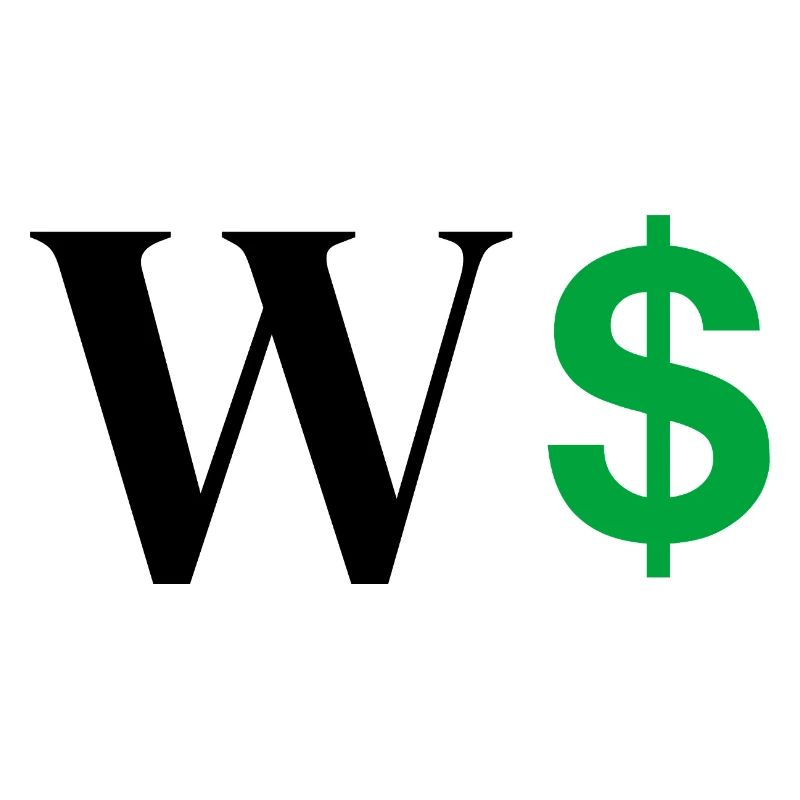 Letter w dollar