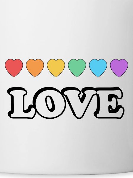 Love Rainbow Hearts