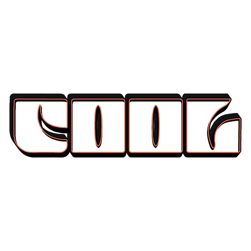 Retro Neon Outline COOL