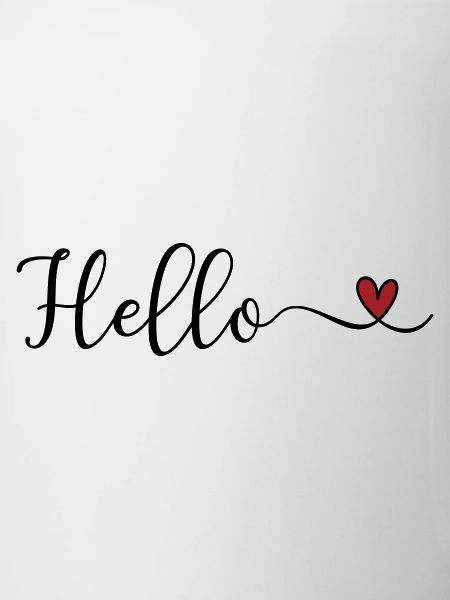 Hello Heart Typography
