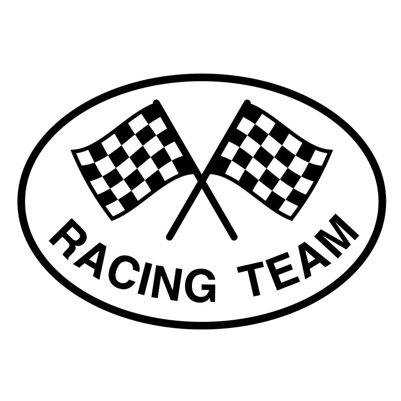 Racing Team, monochrome