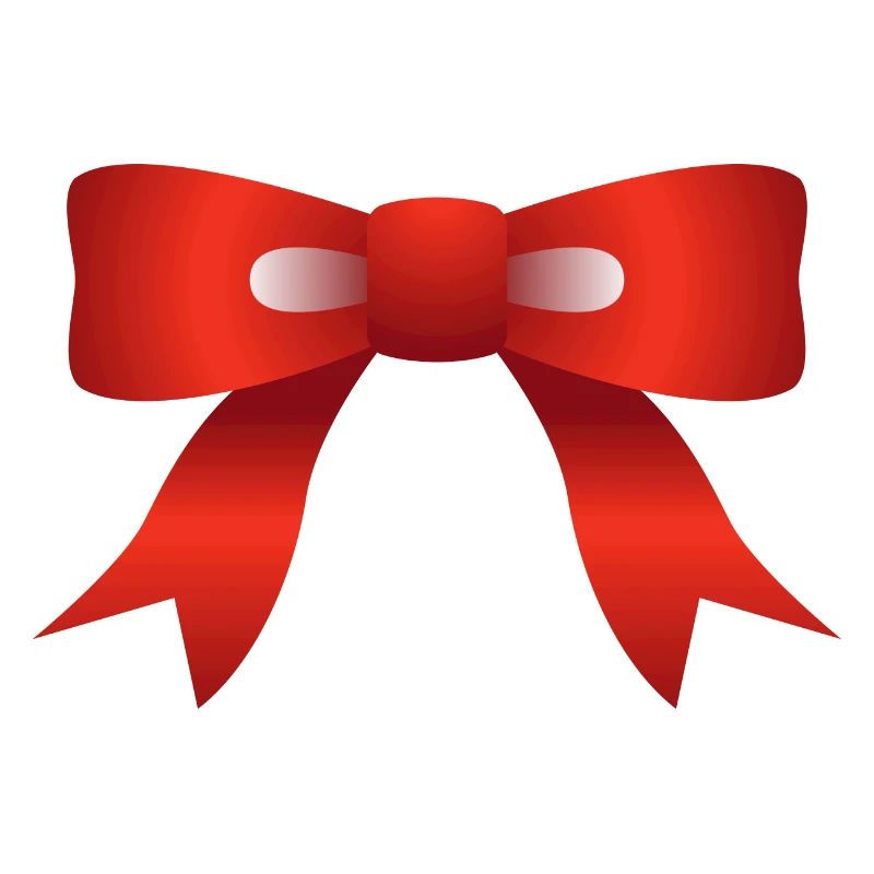 Red ribbon Christmas gift idea