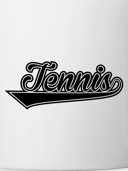 tennis lettering