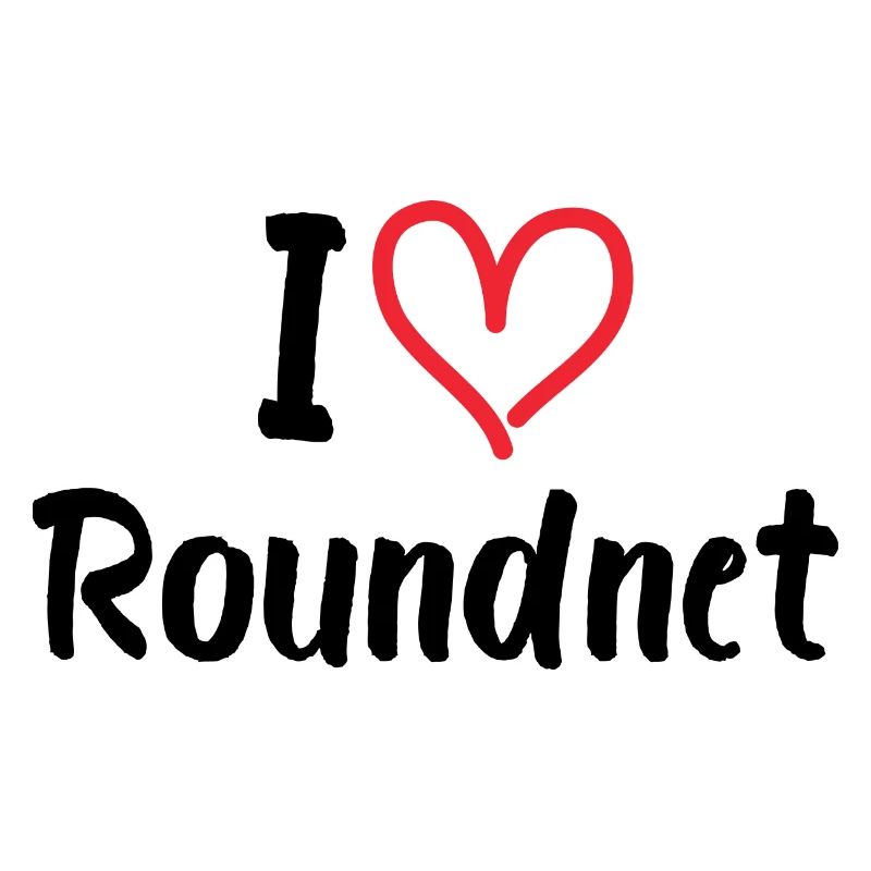 I love Roundnet/ Ich liebe Roundnet Herz Design