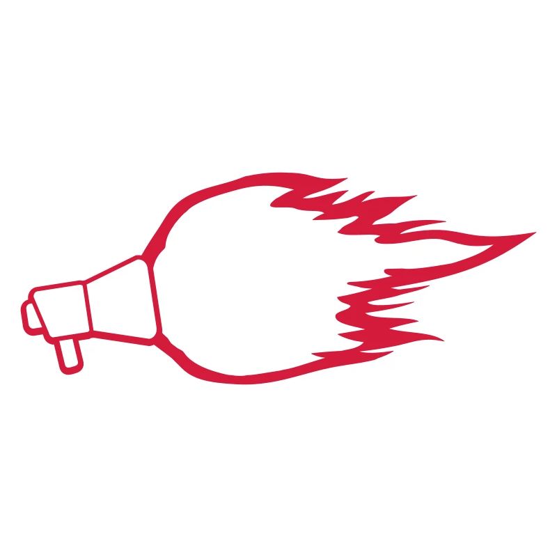 Hot Speech Fire Megaphone