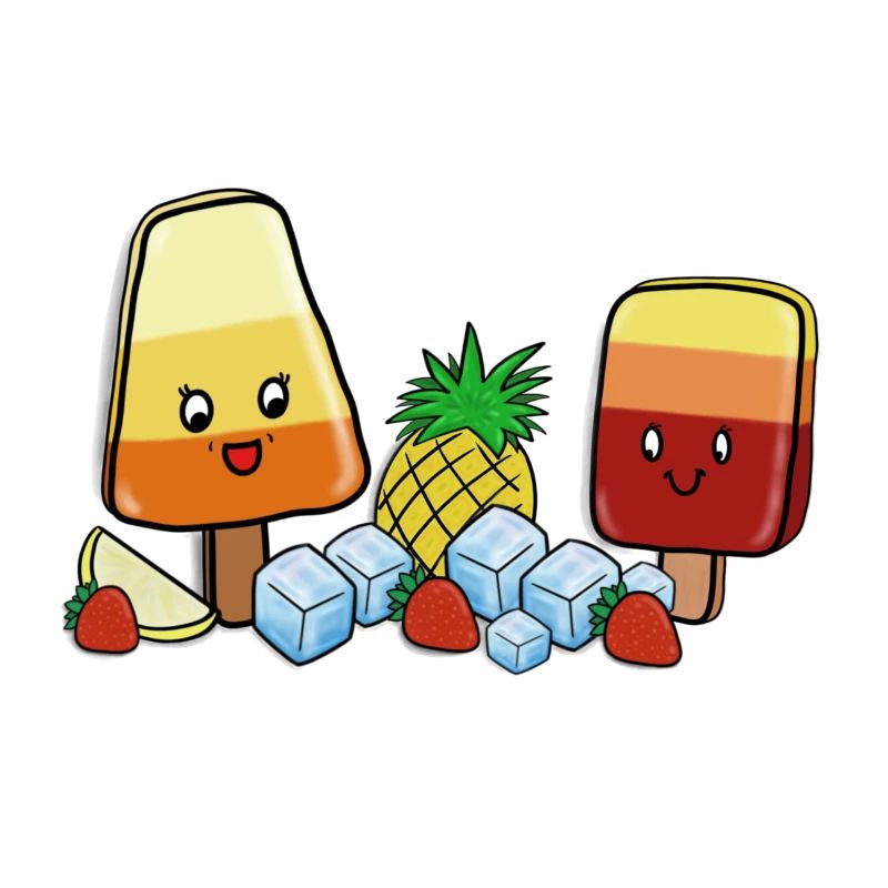 Kawaii-Eis am Stil