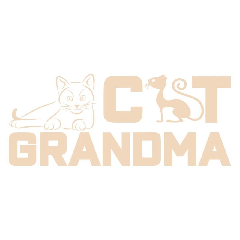 Katzen Mama Katzen Oma Großmutter Mutter Mom Katze