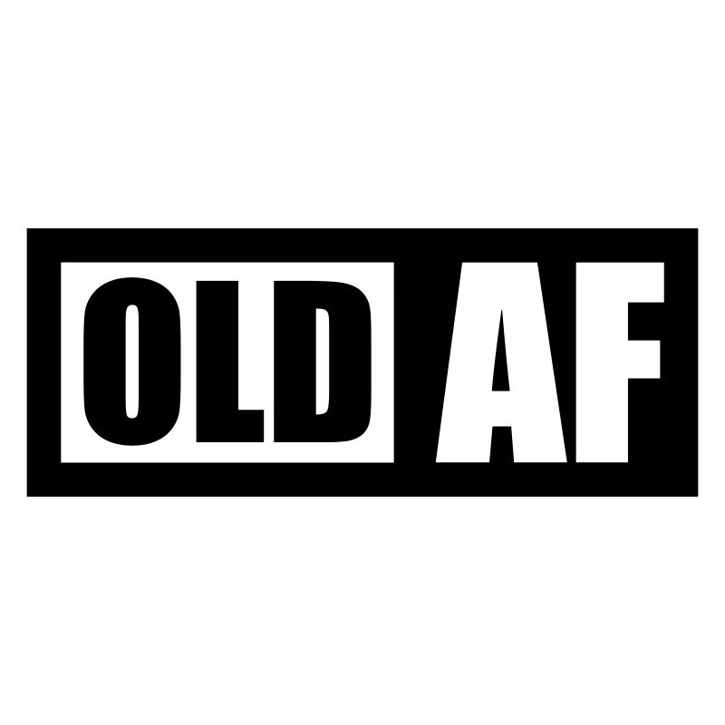 old AF Text Logo