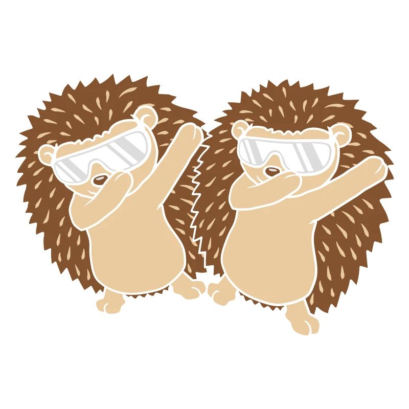 Amis Équipe dabbing Hedgehog