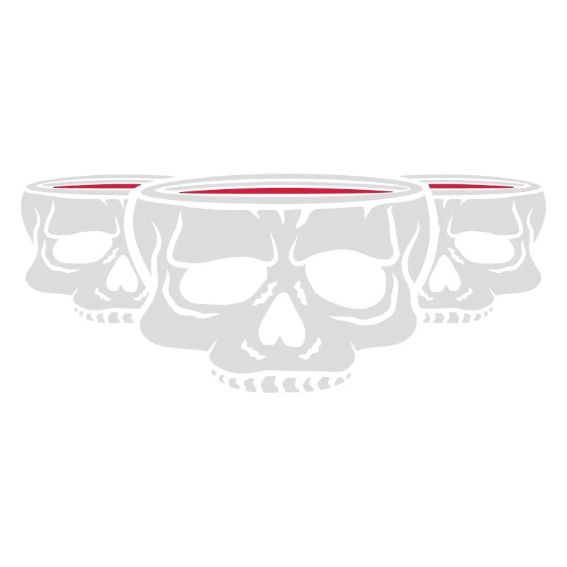 Horror Team Becher Schädel