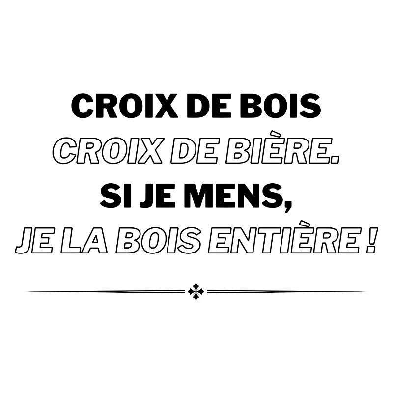 Croix de bois croix de bière.