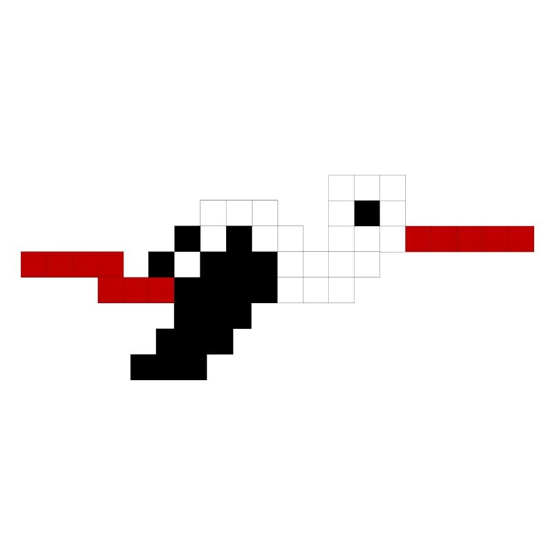 Elsässischer Pixelstorch #tshirtalsace #tshirtcigogne